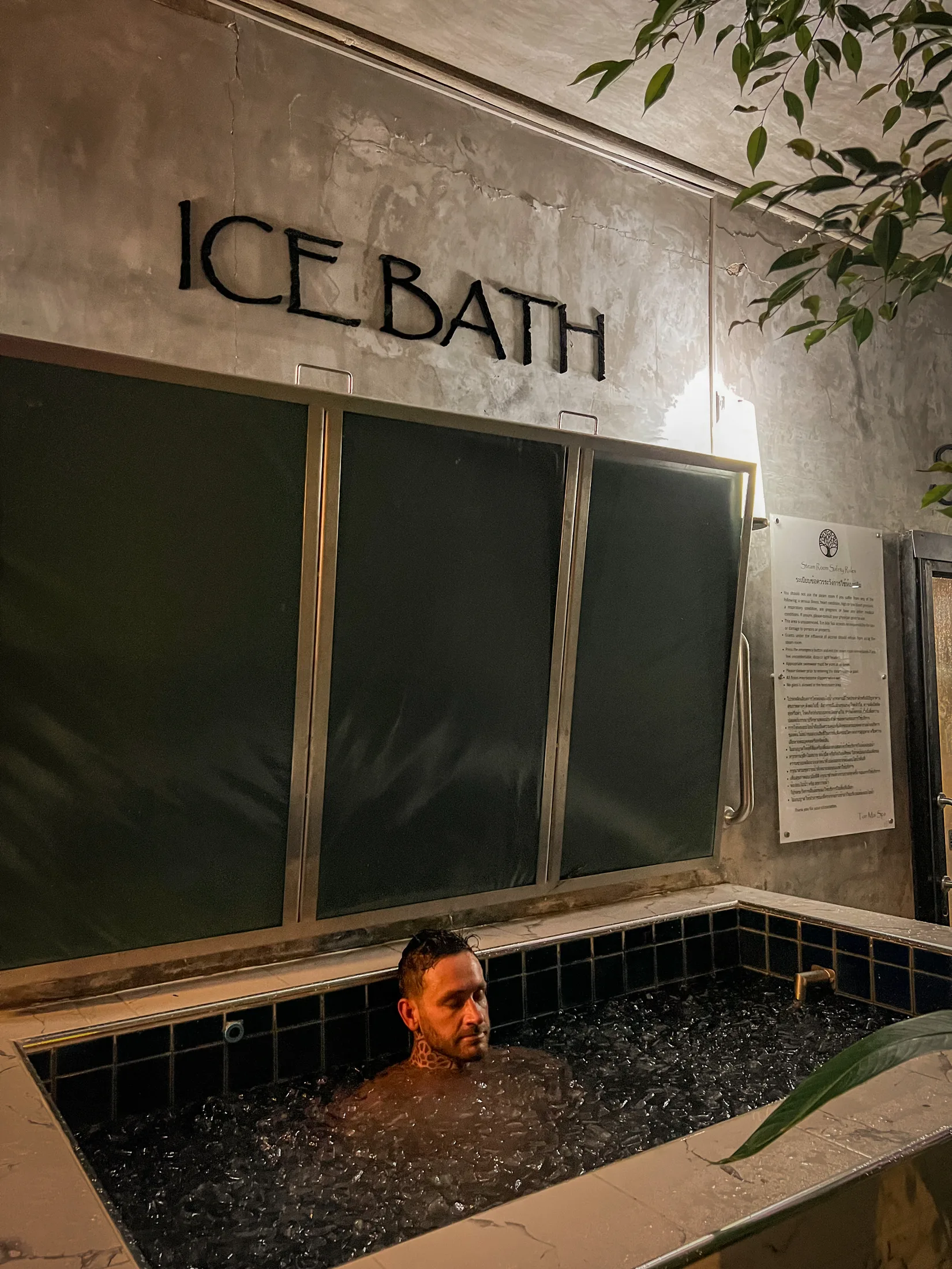 Ice bath